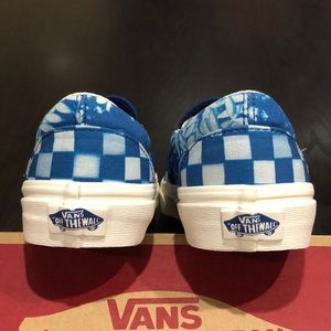 solar floral slip on vans